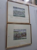 2 framed and glazed watercolours by Kathleen M Sisterson M.