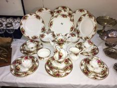 36 pieces of Royal Albert Old Country Rose