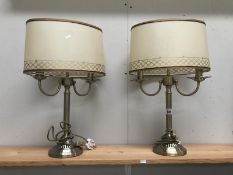 2 classical style table lamps