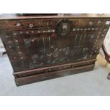 An oriental style chest.