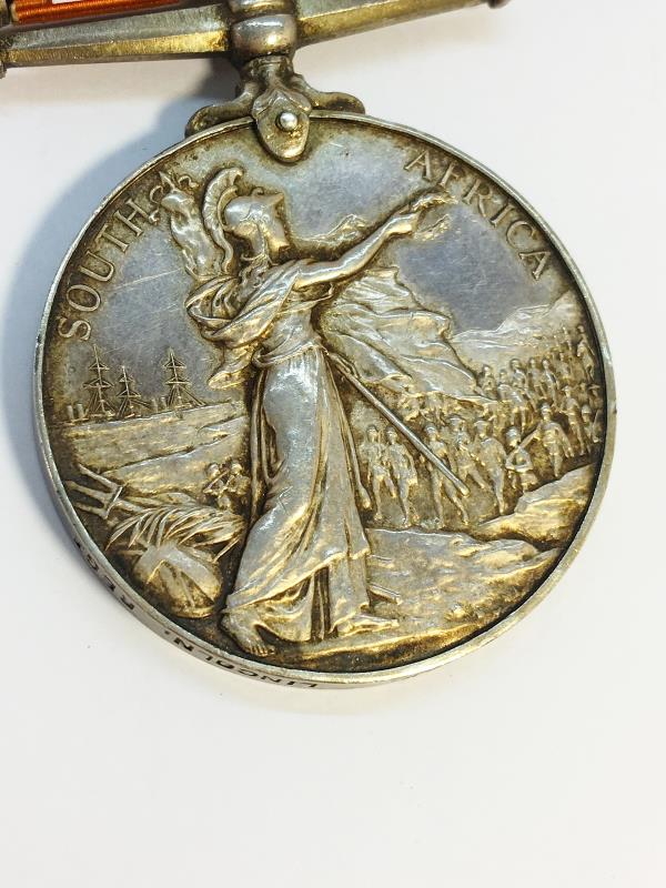 A Victorian South Africa medal with 3 bars for 3949 PTE H. D. - Image 7 of 9