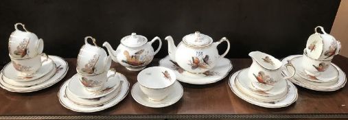 A Sheridan pheasant tea/coffee set