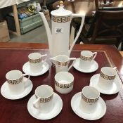 A Portmeirion pottery coffee set by Susan Williamsellis