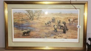 A David Shepherd limited edition print,