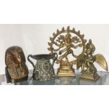 2 Indian Deity figures,