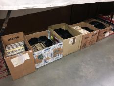 5 boxes of 45rpm single records