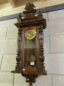 A Victorian wall clock.