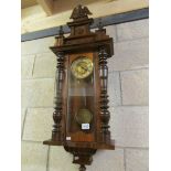 A Victorian wall clock.