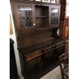 An oak dresser.