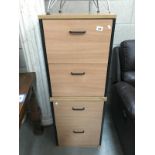 2 sets of filing drawers