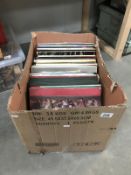 A box of LP records including classicals, musicals etc.