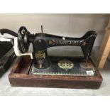 A Singer sewing machine A/F