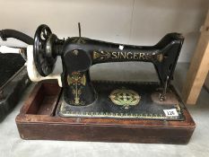 A Singer sewing machine A/F