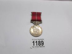 A King George V British Empire medal awarded to 1165377 A/Cpl Albert G Borrett, R.A.F. U.R.