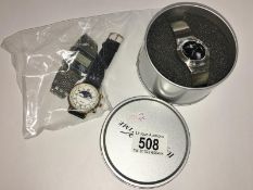 A promotion watch 'it's Miller time' Sekonda Lunar Calendar watch & a Seiko watch