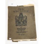 An old folio of 15 old Newcastle reproduction drawings by R.J.S.