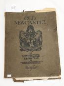 An old folio of 15 old Newcastle reproduction drawings by R.J.S.