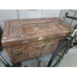 An old camphor wood chest.