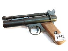 A Webley & Scott Ltd premier pistol
