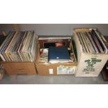 3 boxes of records including LP's & 78's