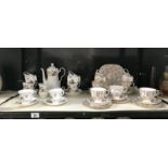 A 27 piece Royal Vale tea set and an Ashley 15 piece tea set