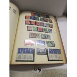 An album of GB stamps including mint singles, pairs and blocks together with a few used Victorian,