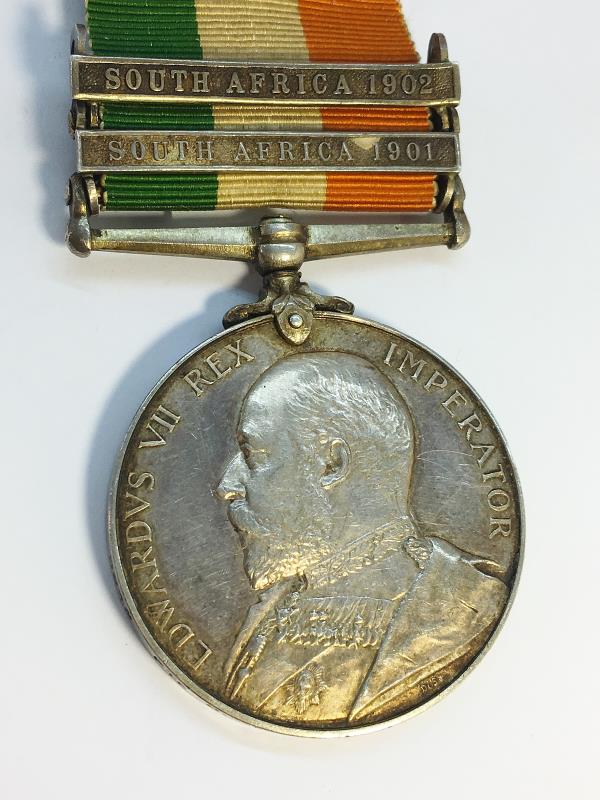 A Victorian South Africa medal with 3 bars for 3949 PTE H. D. - Image 6 of 9