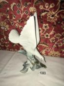 A large Lladro dove in good condition,.