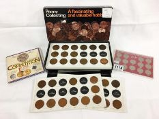 1860 to 1967 collection of pennies,
