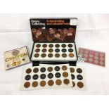 1860 to 1967 collection of pennies,