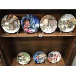 7 Royal Doulton decorative collecters plates