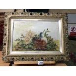 An oil painting still life signed and dated J R Johnson 1910 (?).