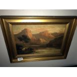 An oil on canvas Scottish scene signed B Davis S.S.A.