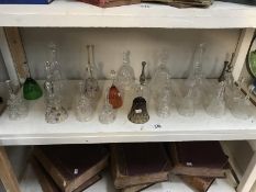 A quantity of decorative glass bells