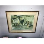 A William Russell Flint (1880-1969) artist proof print entitled 'Unwelcome Intruders' bearing