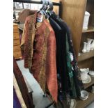 9 various style jackets, beaded etc.