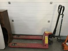 A pallet truck