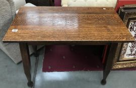 A mill oak side table