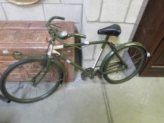 A vintage Mercury boys bicycle.