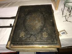 A Victorian family Bible.