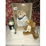 A boxed Iris Chesney chorister bear, a boxed Hansa Polar bear and a north American Bear co.