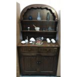 A dark oak Welsh dresser