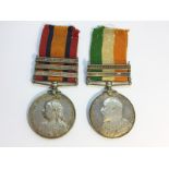 A Victorian South Africa medal with 3 bars for 3949 PTE H. D.