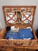 A Debenhams Optima picnic hamper & contents