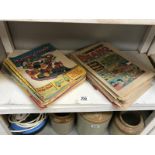 A quantity of 1970's Walt Disney Mickey Mouse comics and 1980's Beanos
