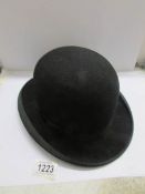 A bowler hat.