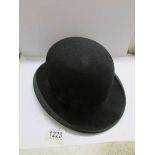 A bowler hat.