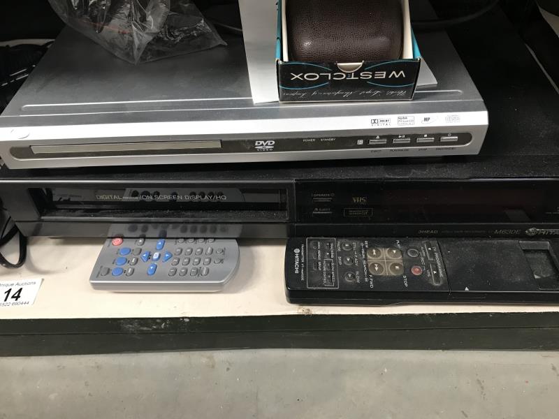 A Hitachi video recorder, Dolby DVD player, Sony radio, Morphy Richards radio etc. - Image 4 of 5