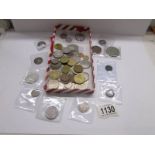 A collection of 19th century and later coins including South Africa etc.
