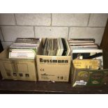 A large collection of records,